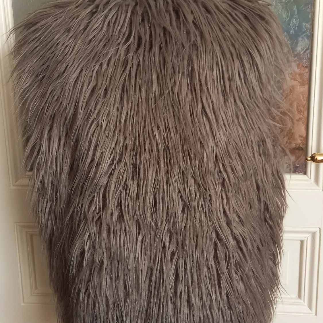 Brun långhårig pälsväst från Rich & Royal - 1