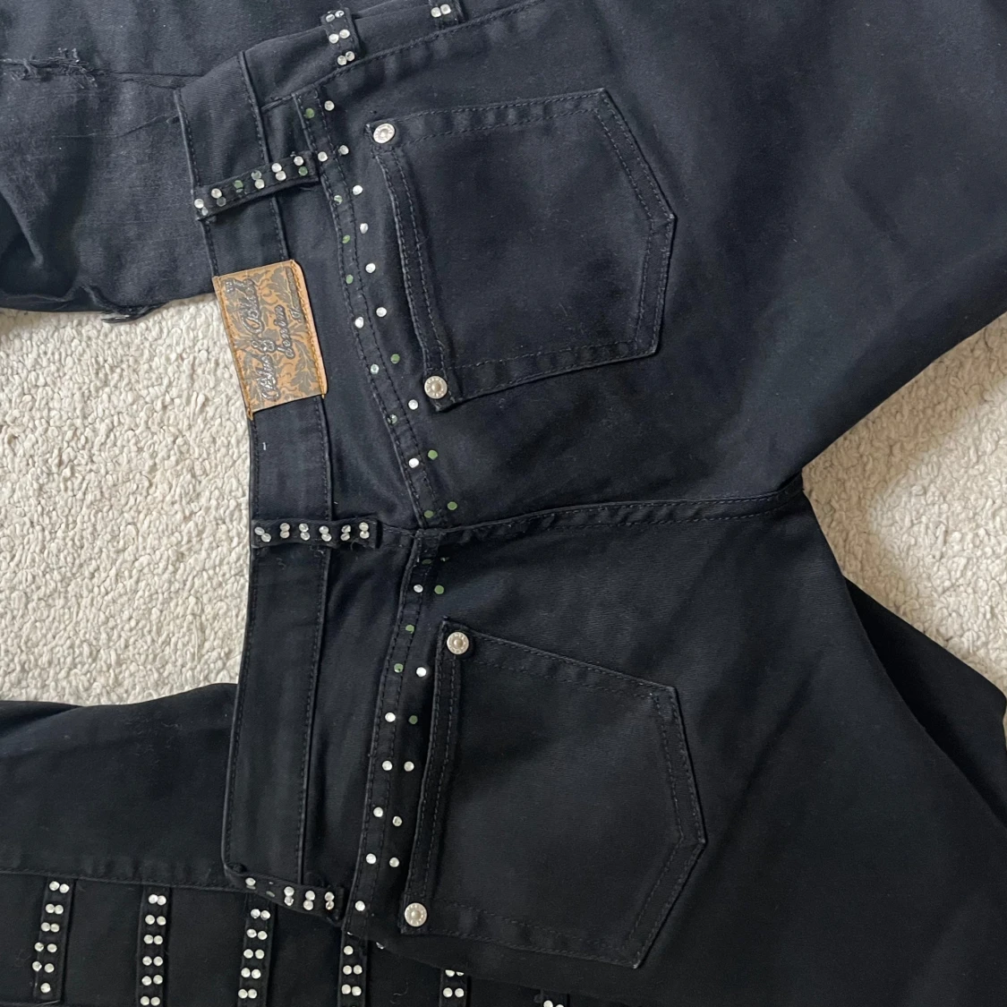 Jeans med glitter - 3