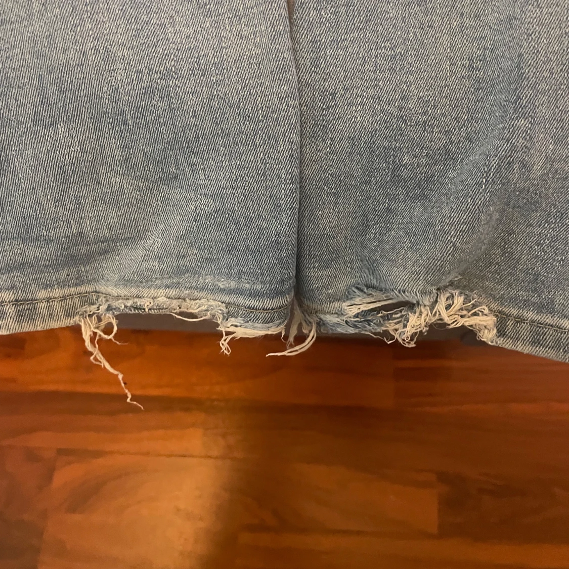 Ljusblå bootcut jeans från 157 - 1