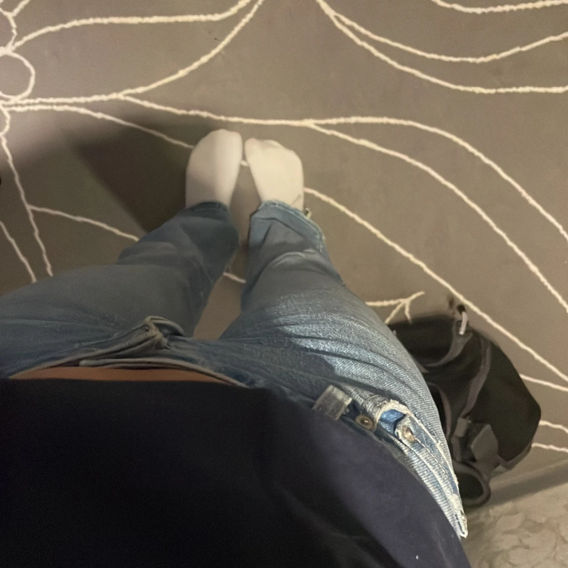 Ljusblå Levis jeans