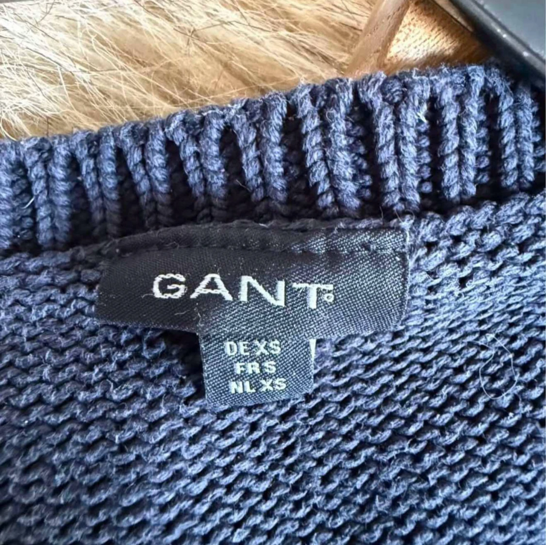 Rosa kabelstickad tröja från GANT - 3