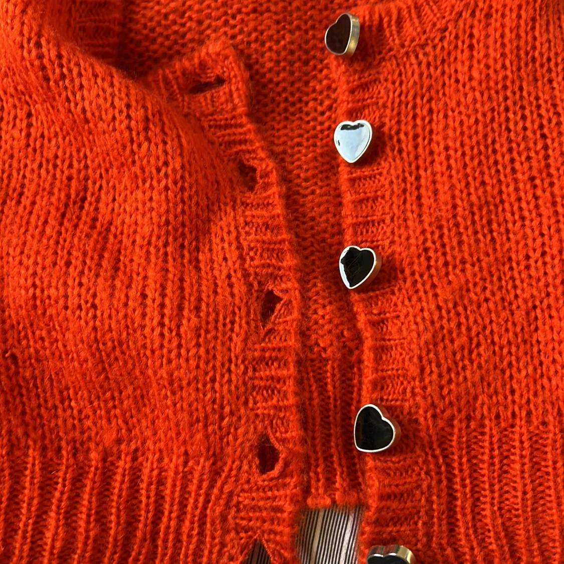 Orange croppad kofta från Divided - 1