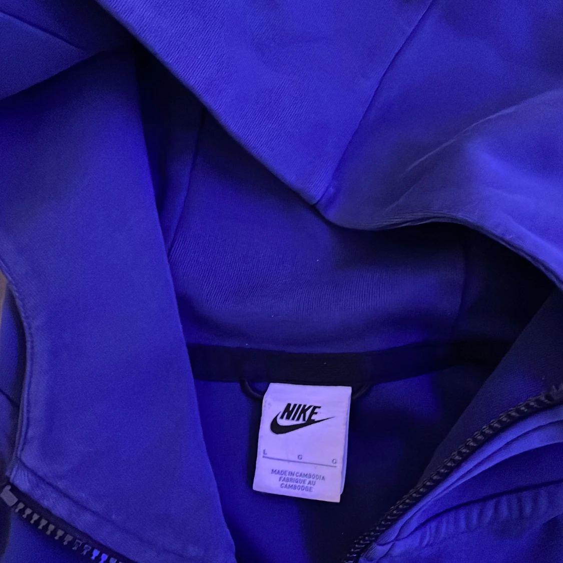 Blå fleecejacka från Nike - 1