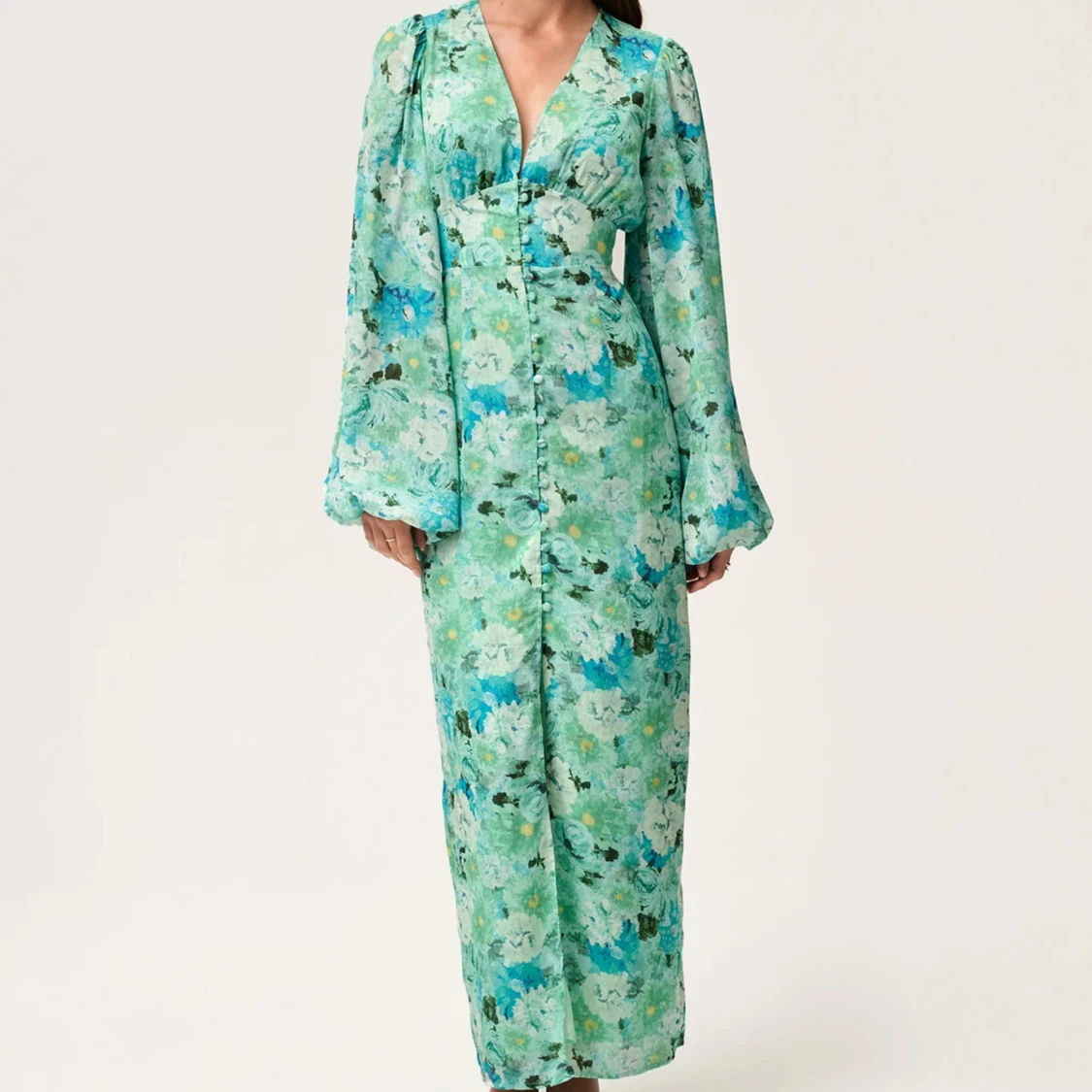 Blommig långklänning från Adoore - 3