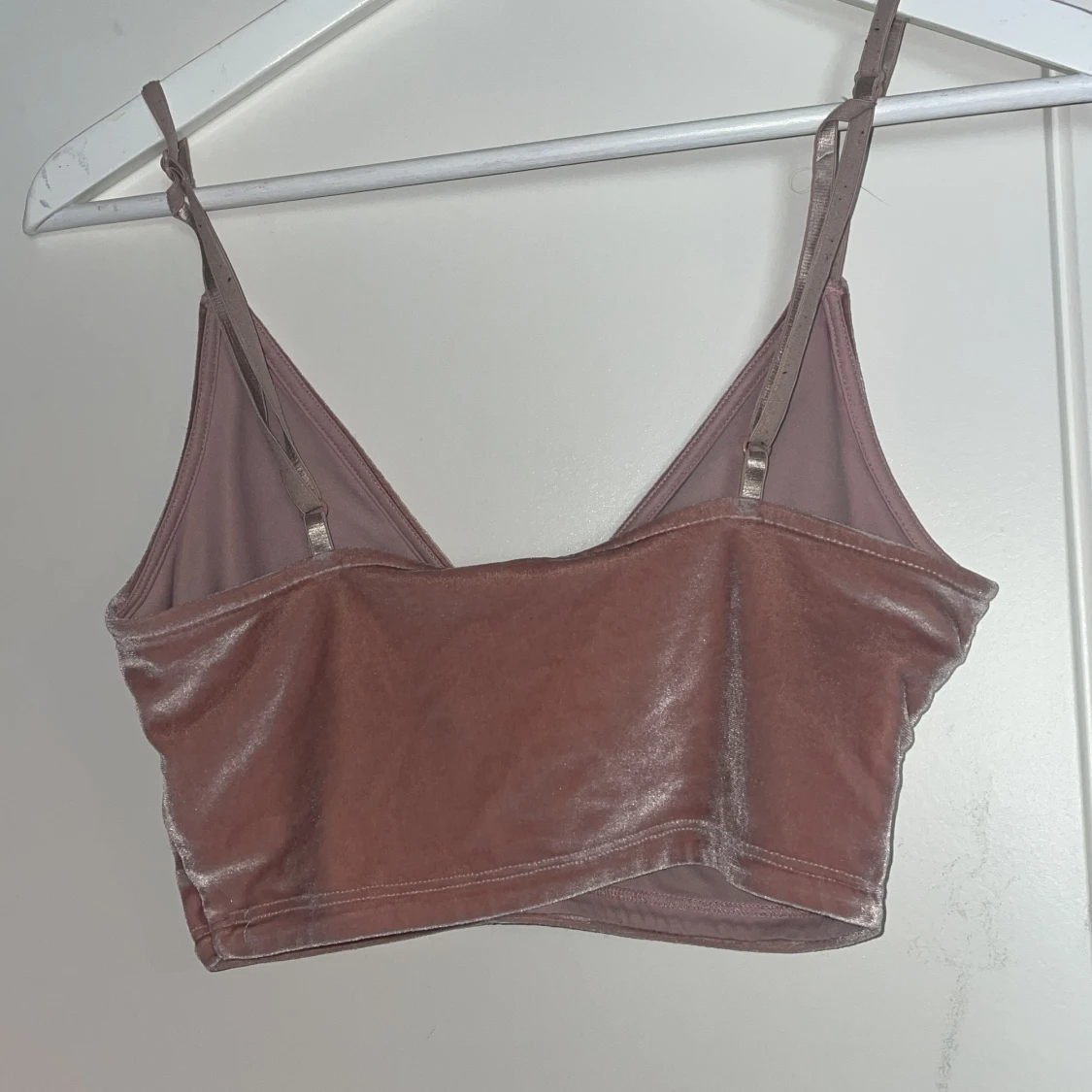 Rosa sammetstopp från H&M - 1