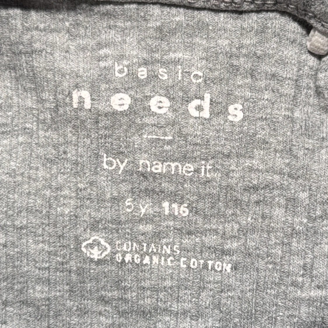 Grå ribbad linnetopp från Name It - 2