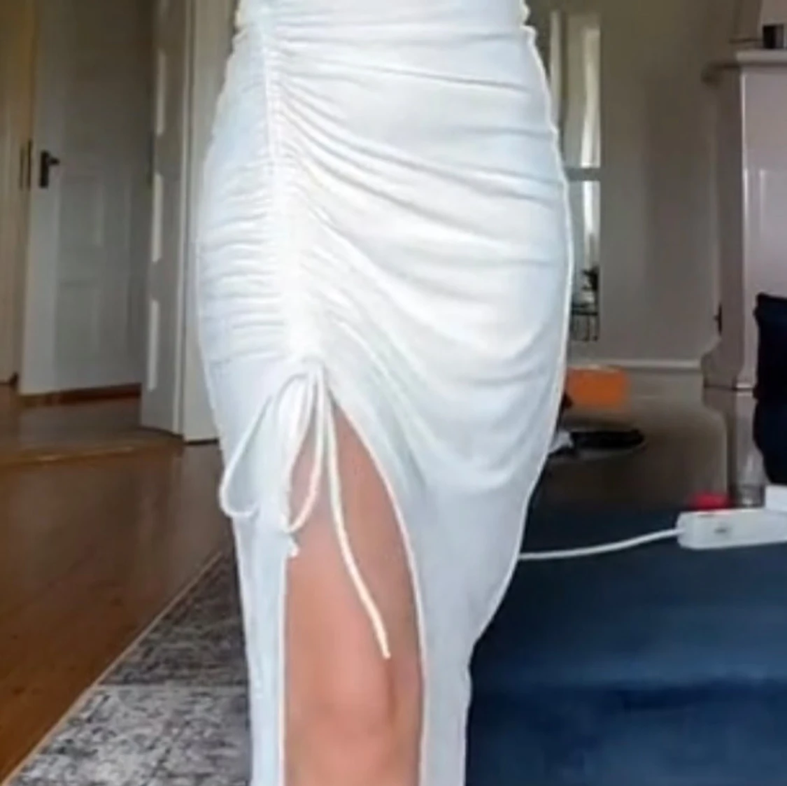 Vit långklänning - 1