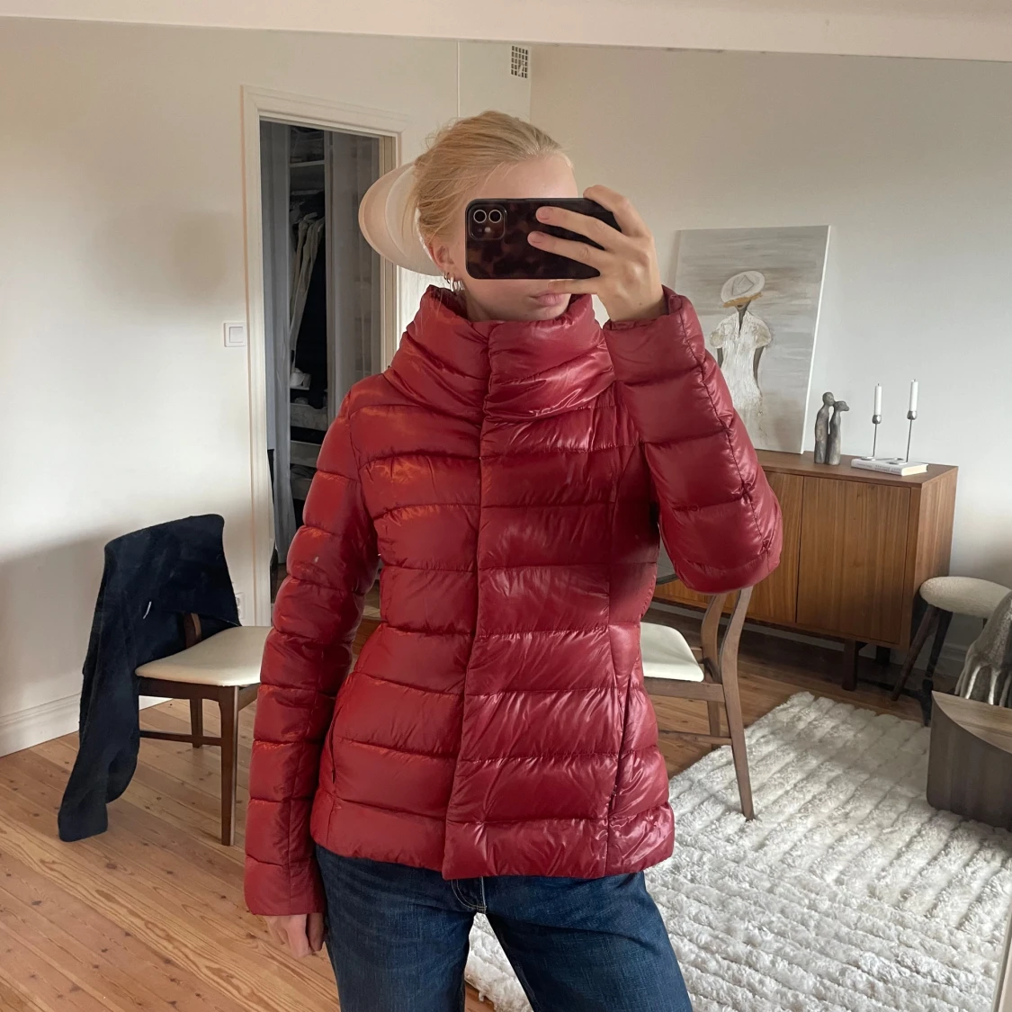 Röd pufferjacka från Herno - 1