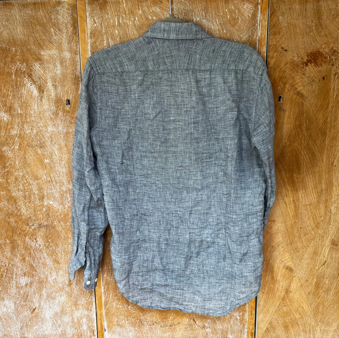 Grå linneskjorta från Prestige Style - 1