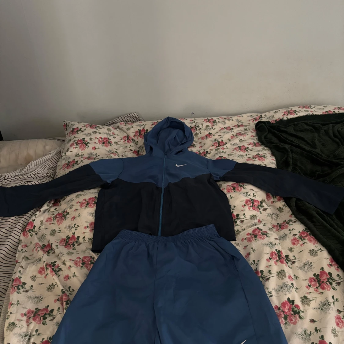 Blå Nike Miller short set