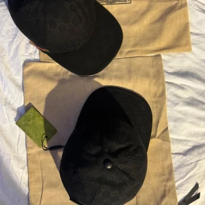 Svart Gucci keps med GG-mönster  - Bästa kvalitet och riktigt fint 