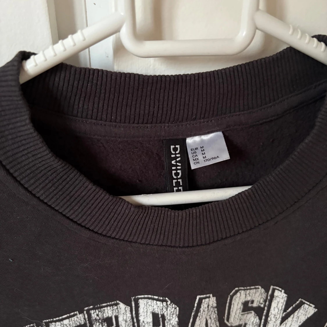 Grå Nebraska sweatshirt från H&M Divided - 2