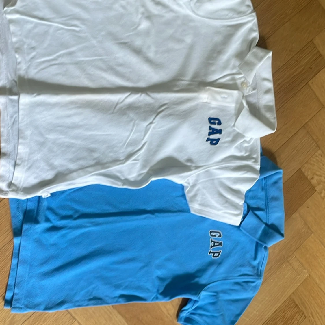 2-pack GAP pikétröjor vit & blå