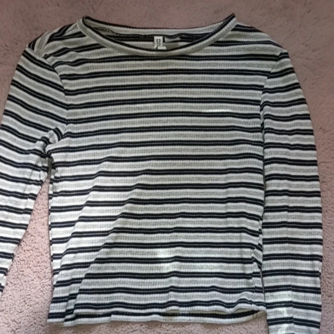 Randig långärmad tröja från H&M