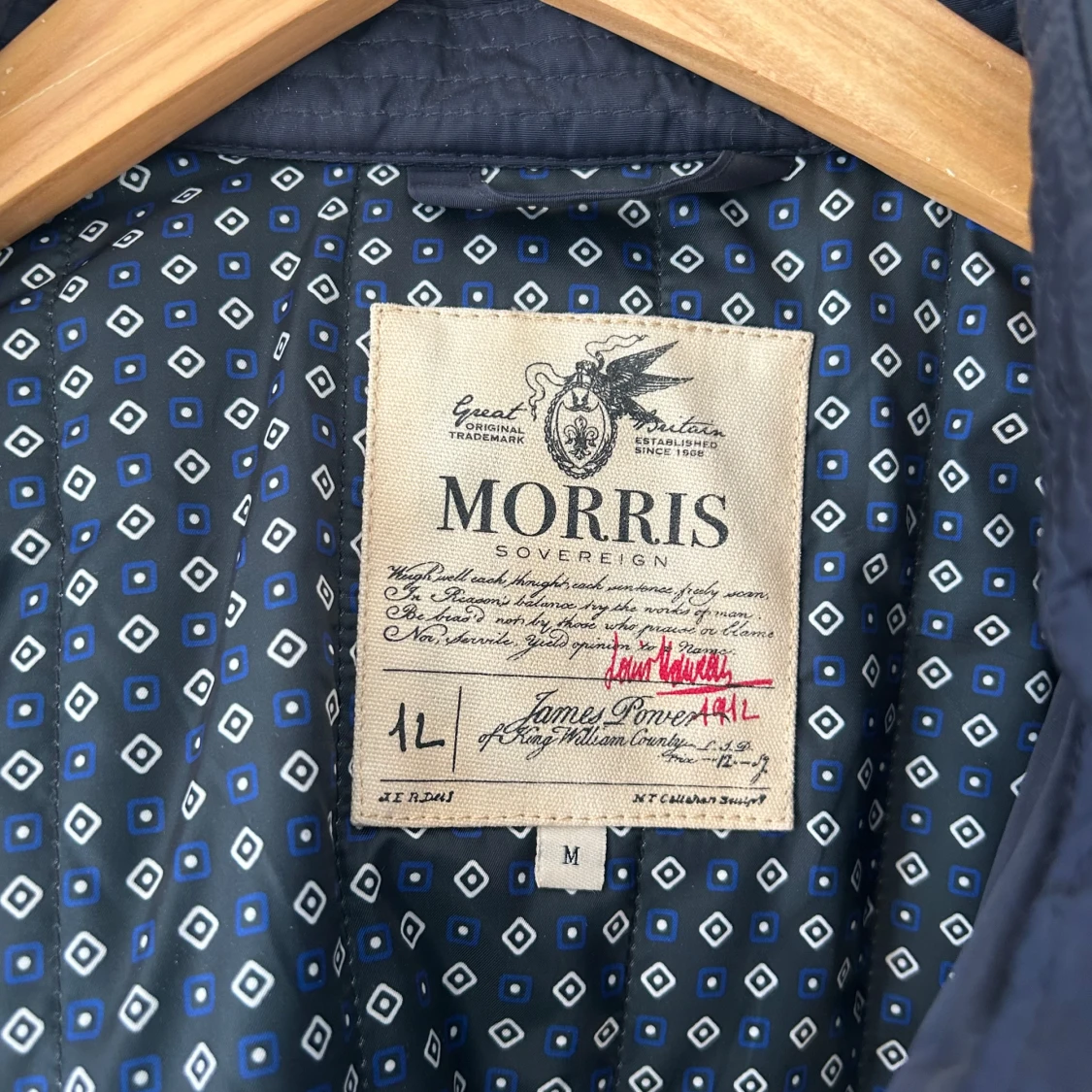 Blå jacka från Morris - 3