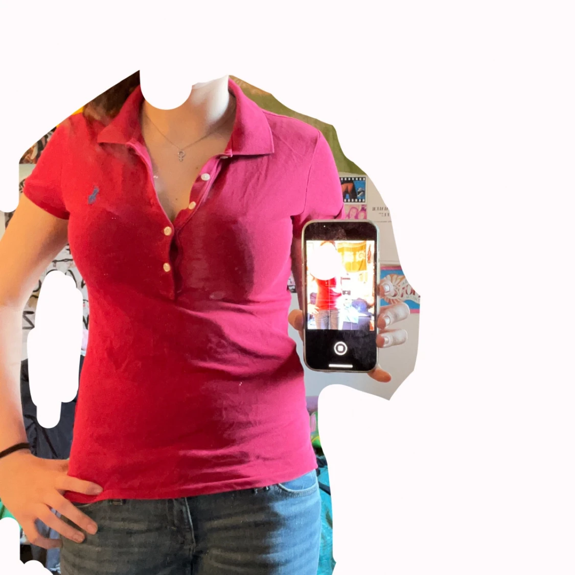 Rosa pikétröja från Ralph Lauren - 2