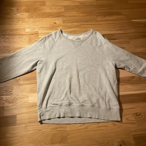 Grå sweatshirt från Acne - Säljer en stilren grå sweatshirt från Acne i storlek XL. Tröjan har en klassisk design med rund hals och långa ärmar. Perfekt för en avslappnad look. Ny pris 2000