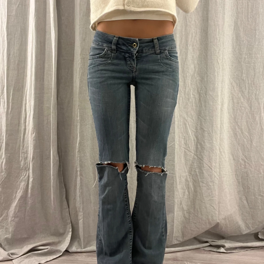 Lågmidjade jeans - 1