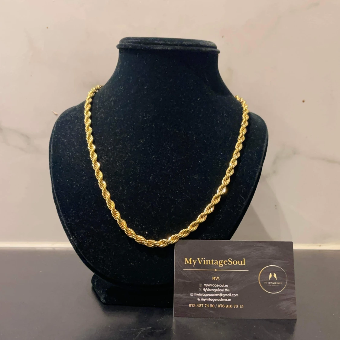 18k guldpläterad cordell halsband