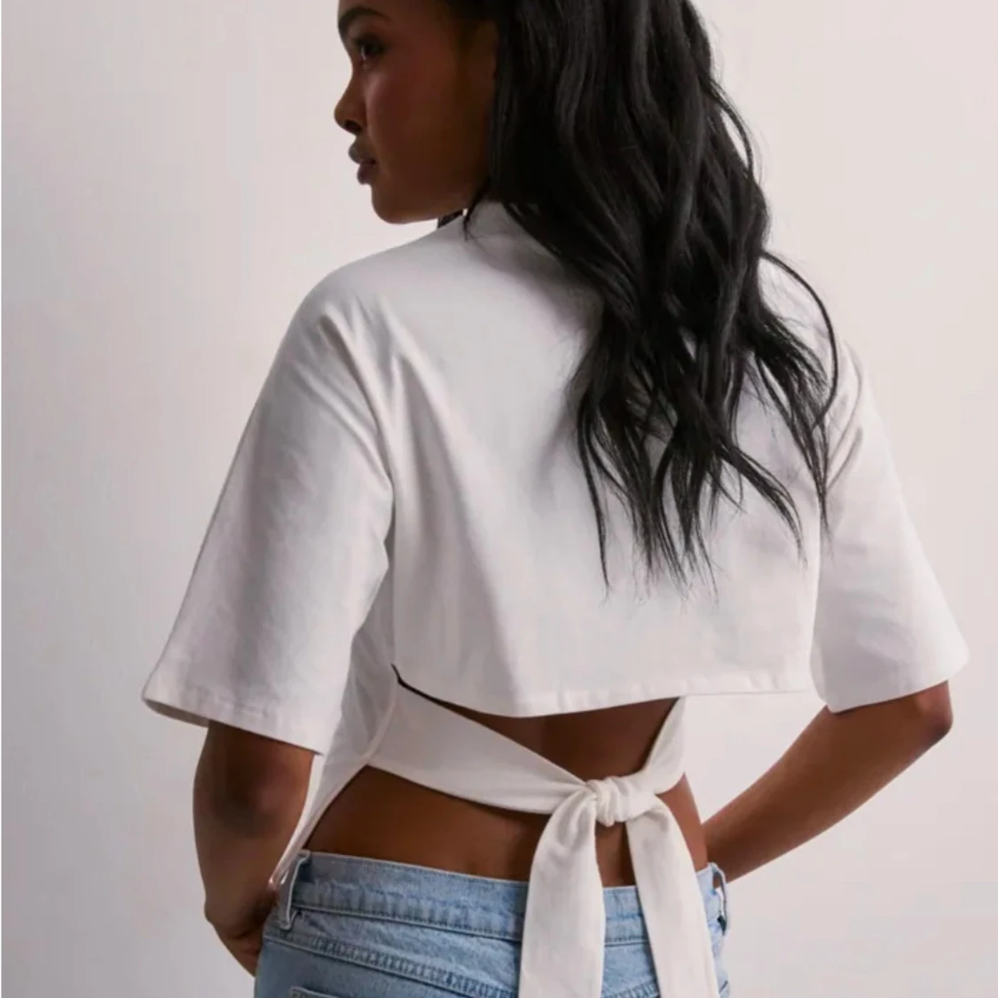 Nelly open back tie tee  - 2