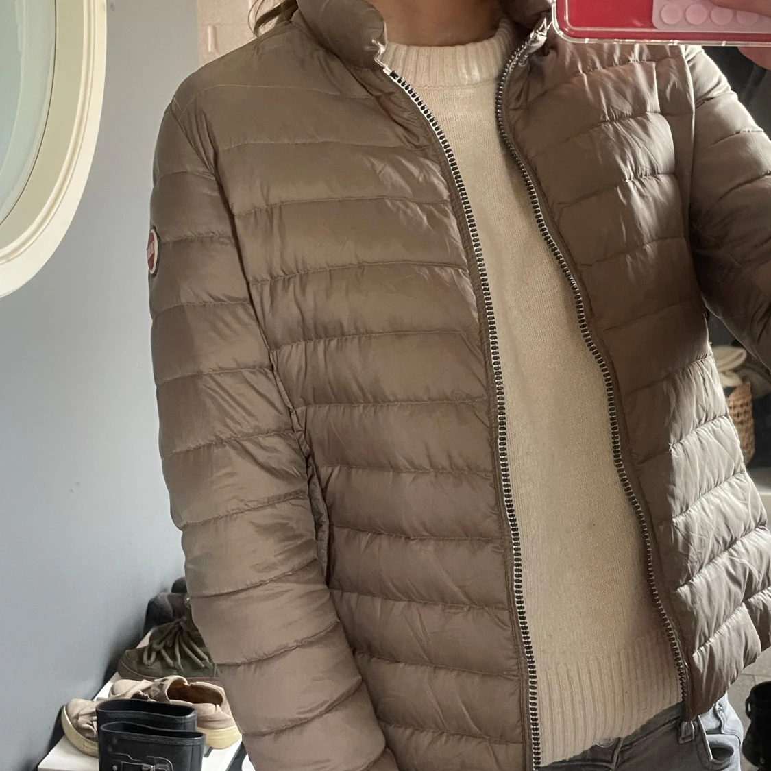 Beige dunjacka från Colmar - 1