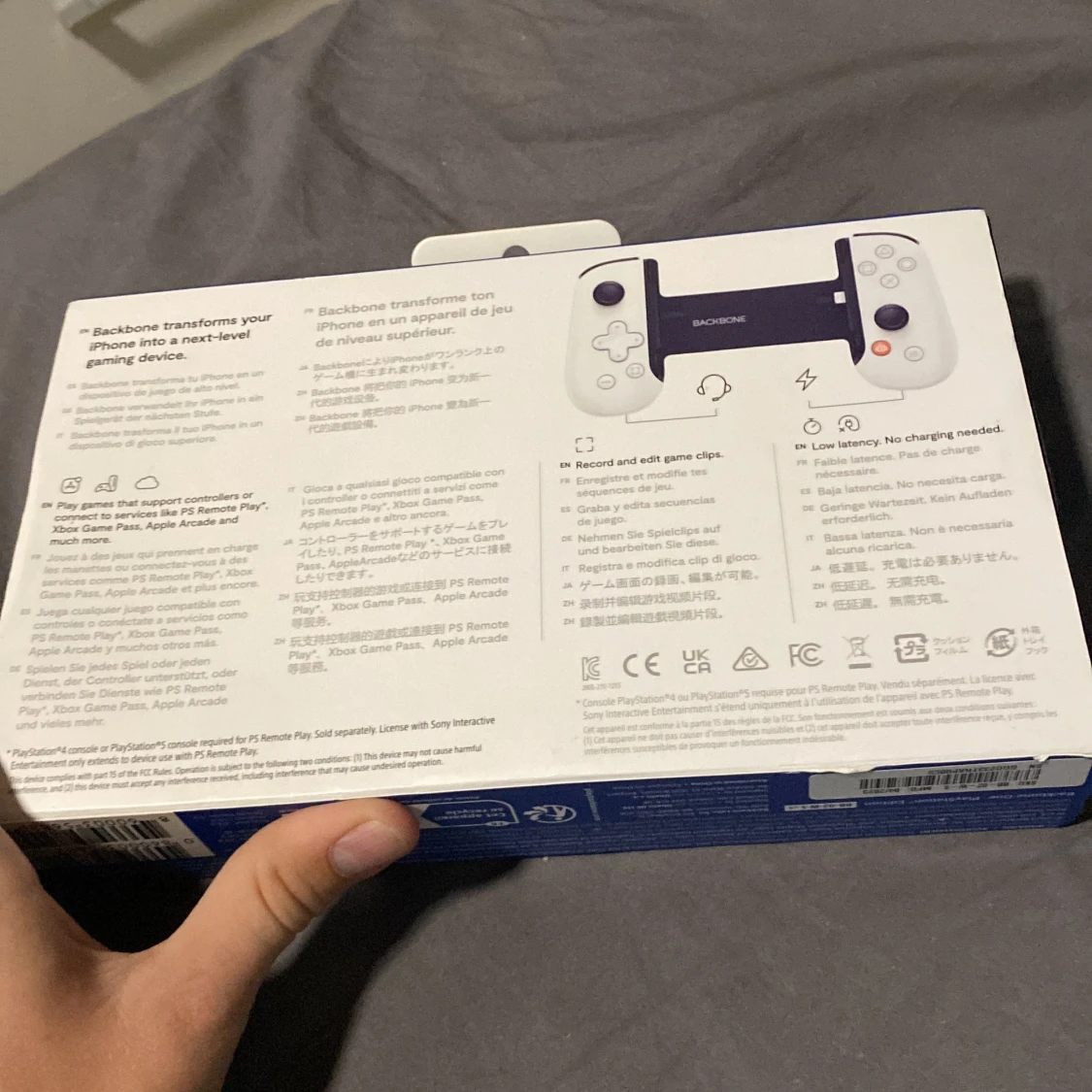 Hej säljer min backbone, Playstion  - 1