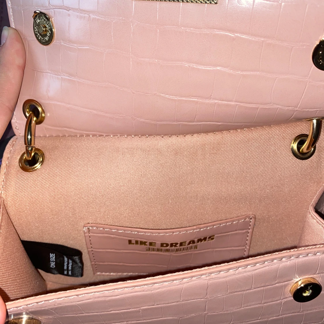 Ljusrosa axelväska från Like Dreams - 1