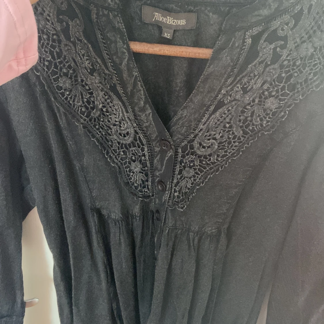 Svart spetsklänning Alice Bizous XS - 1