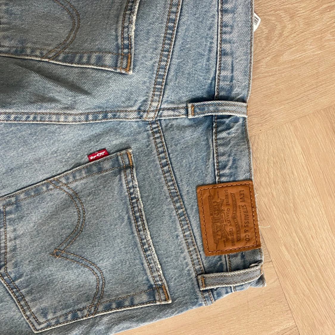 Levi's Straight ljusblå jeans