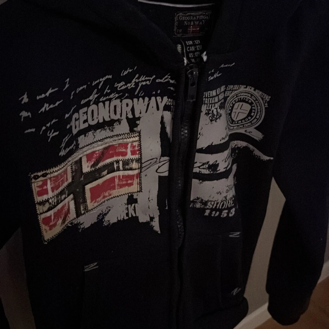 Svart hoodie Geographical Norway - 2
