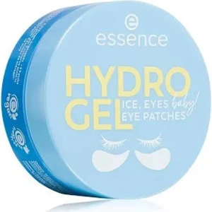 Essence Hydrogel Eye Patches - Essence Hydrogel Eye Patches är veganska och doftfria ögonmasker som kommer i en blå förpackning. Perfekta för att fräscha upp och återfukta huden under ögonen. Säljs utan original kartong så ingredienser finns på Lyko