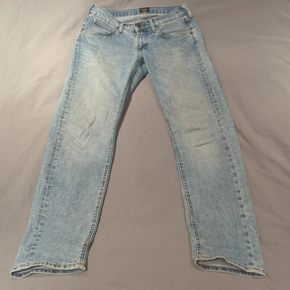 Lee Daren Zip Fly ljusblå jeans W28 L32