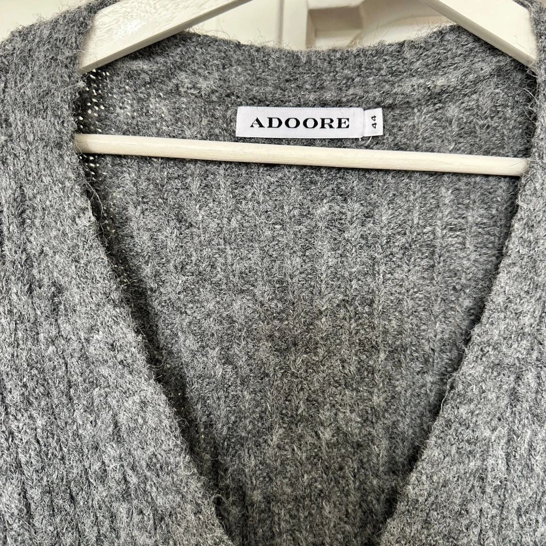 Grå lång klänning/kofta från ADOORE - 2
