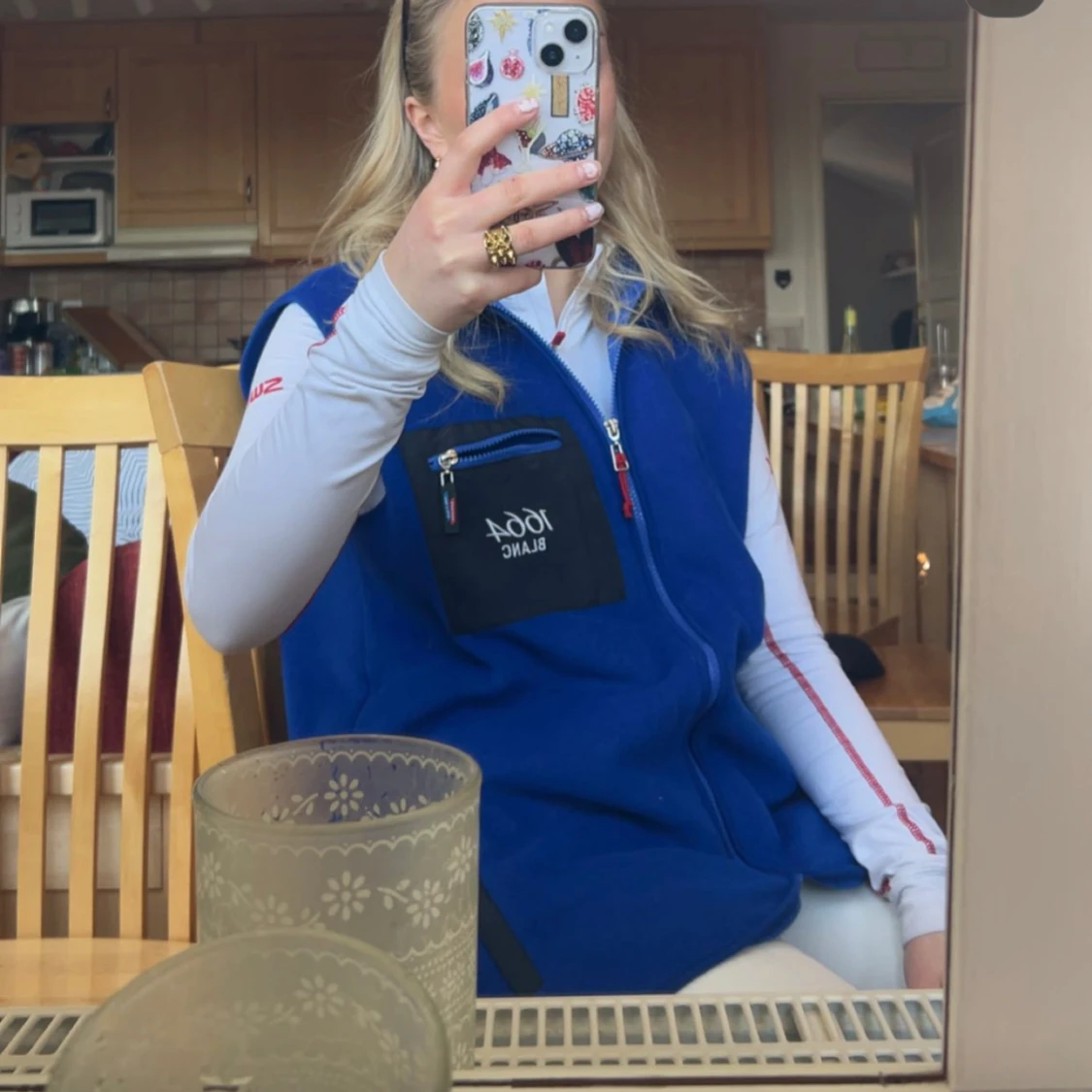 Blå fleeceväst från Toca Blanc