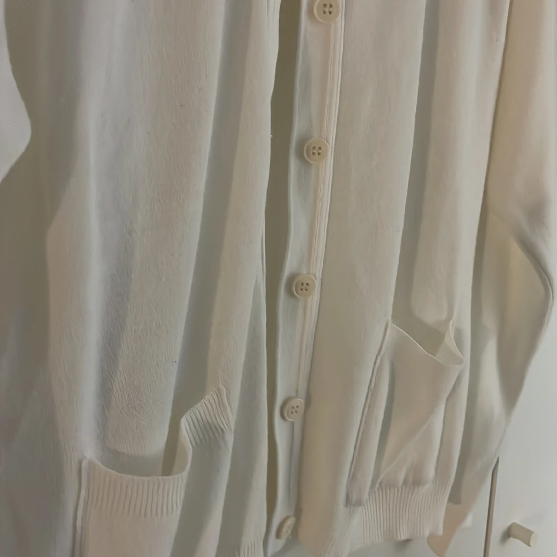 jättefin krämvit kofta - 3