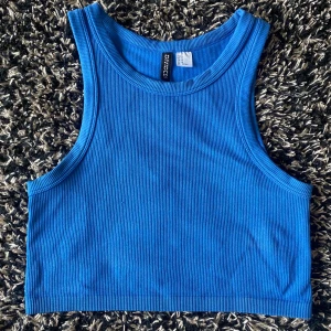 Blått linne - Blått linne från hm 