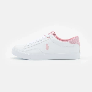 Vita/rosa Polo Ralph Lauren skor - Säljer nu mina vita Ralph lauren skor med rosa detaljer pga att jag inte använder dom