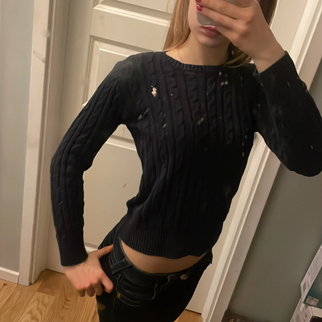 stickad tröja från Ralph Lauren