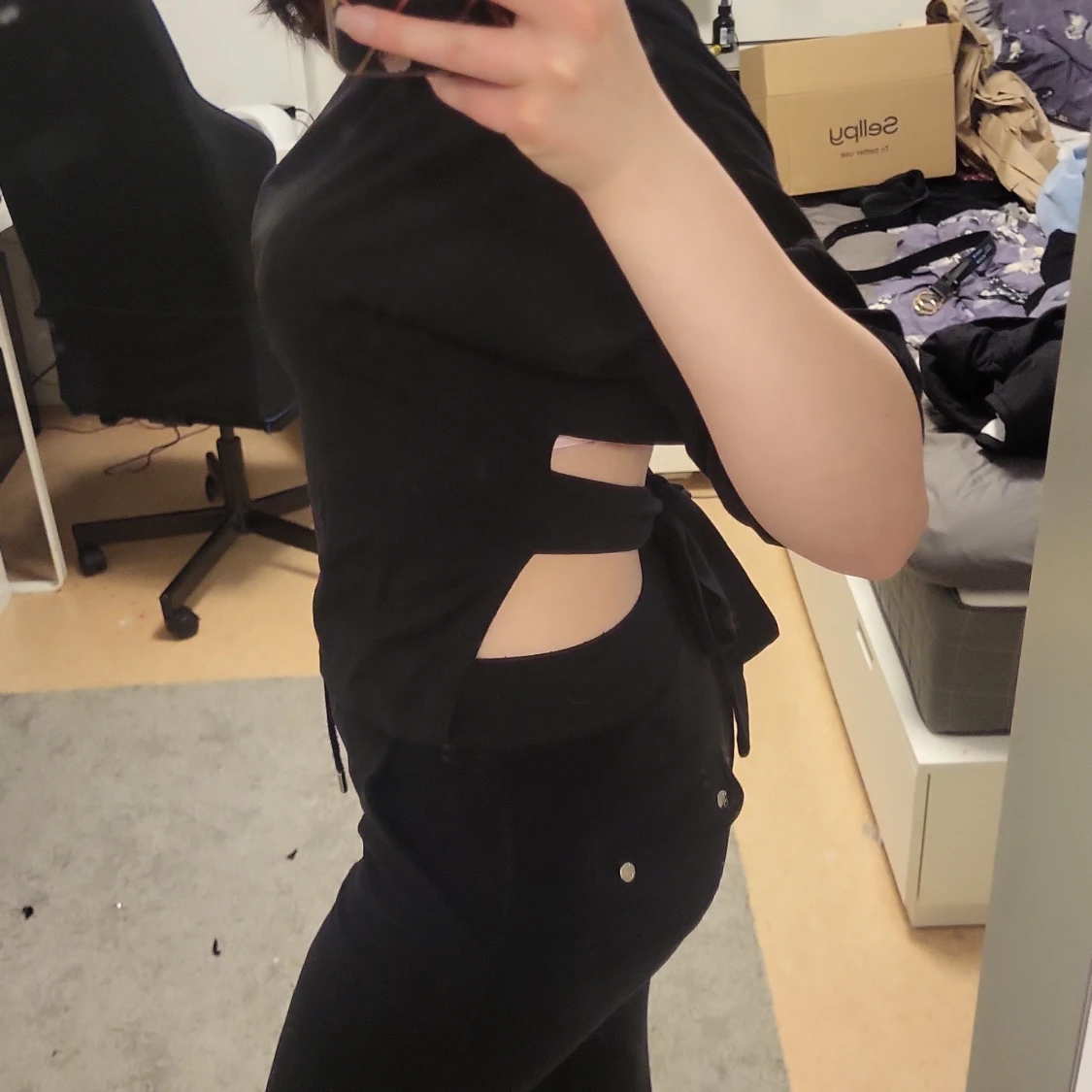 Svart topp från Nelly - 2