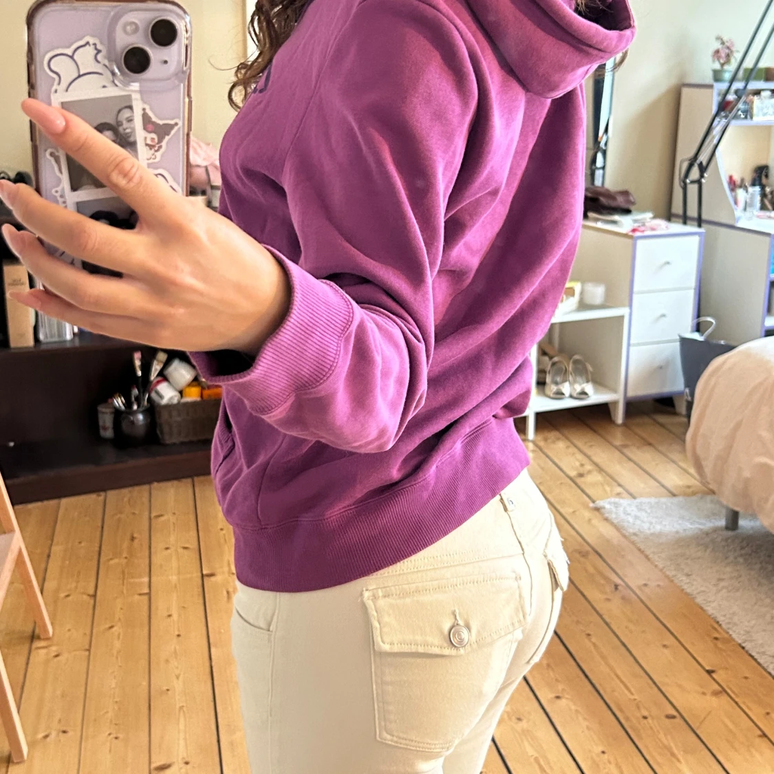 Lila Puma hoodie - 1