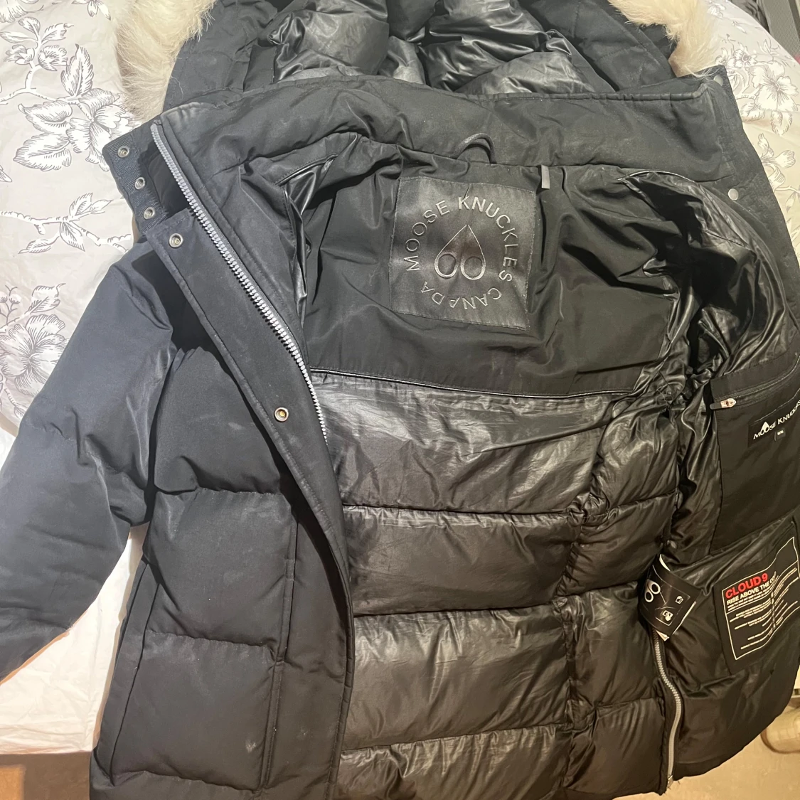 Svart dunjacka Moose Knuckles M - 1