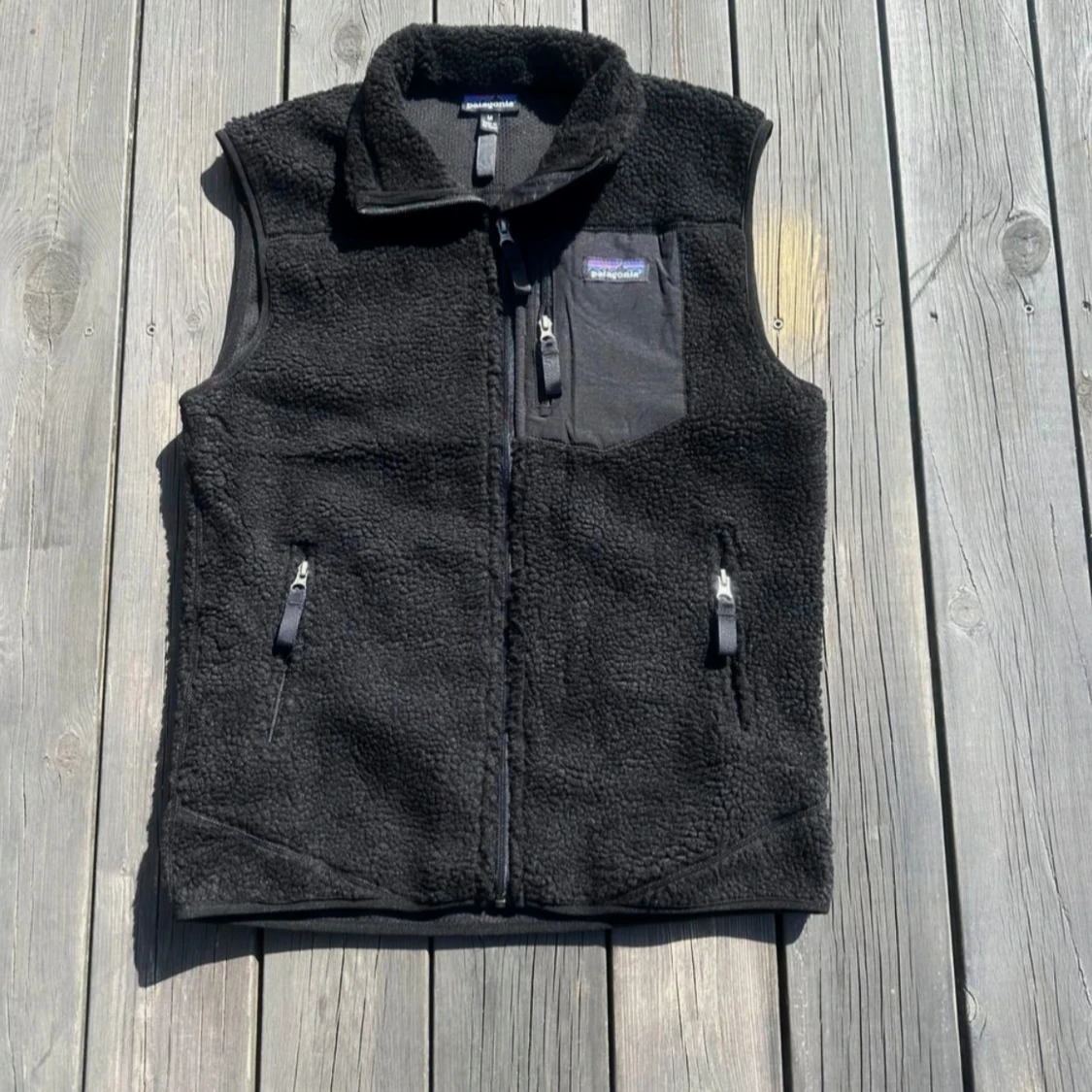 Svart fleeceväst från Patagonia