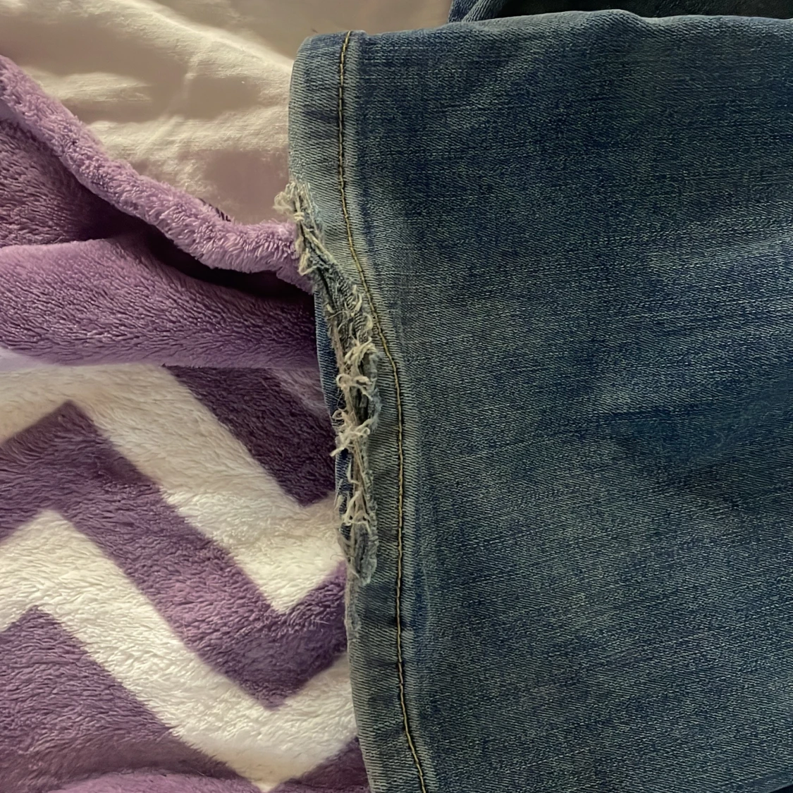 Blå bootcut jeans från Nelly - 4