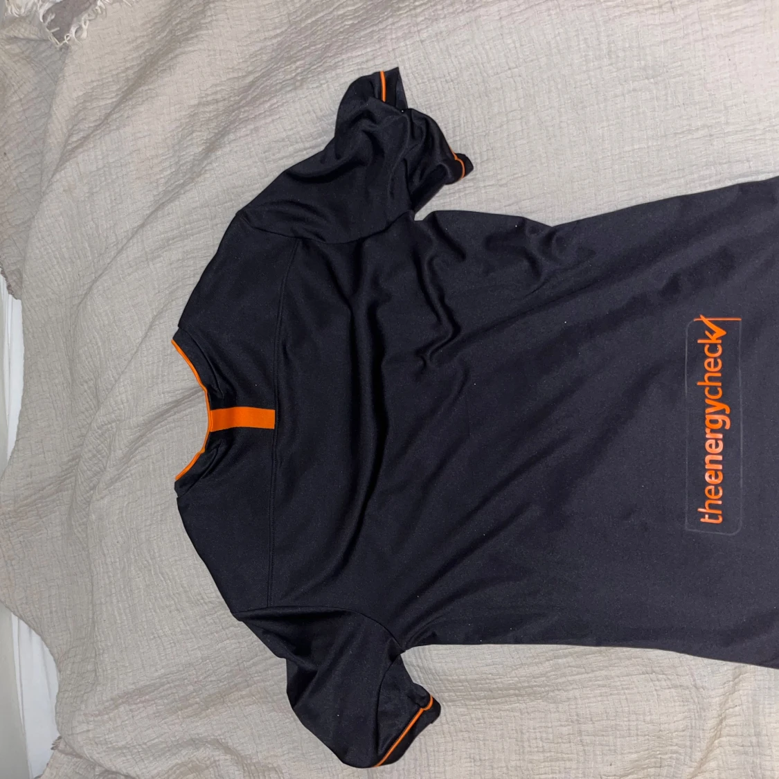 Rangers FC svart fotbollströja med orange detaljer - 2