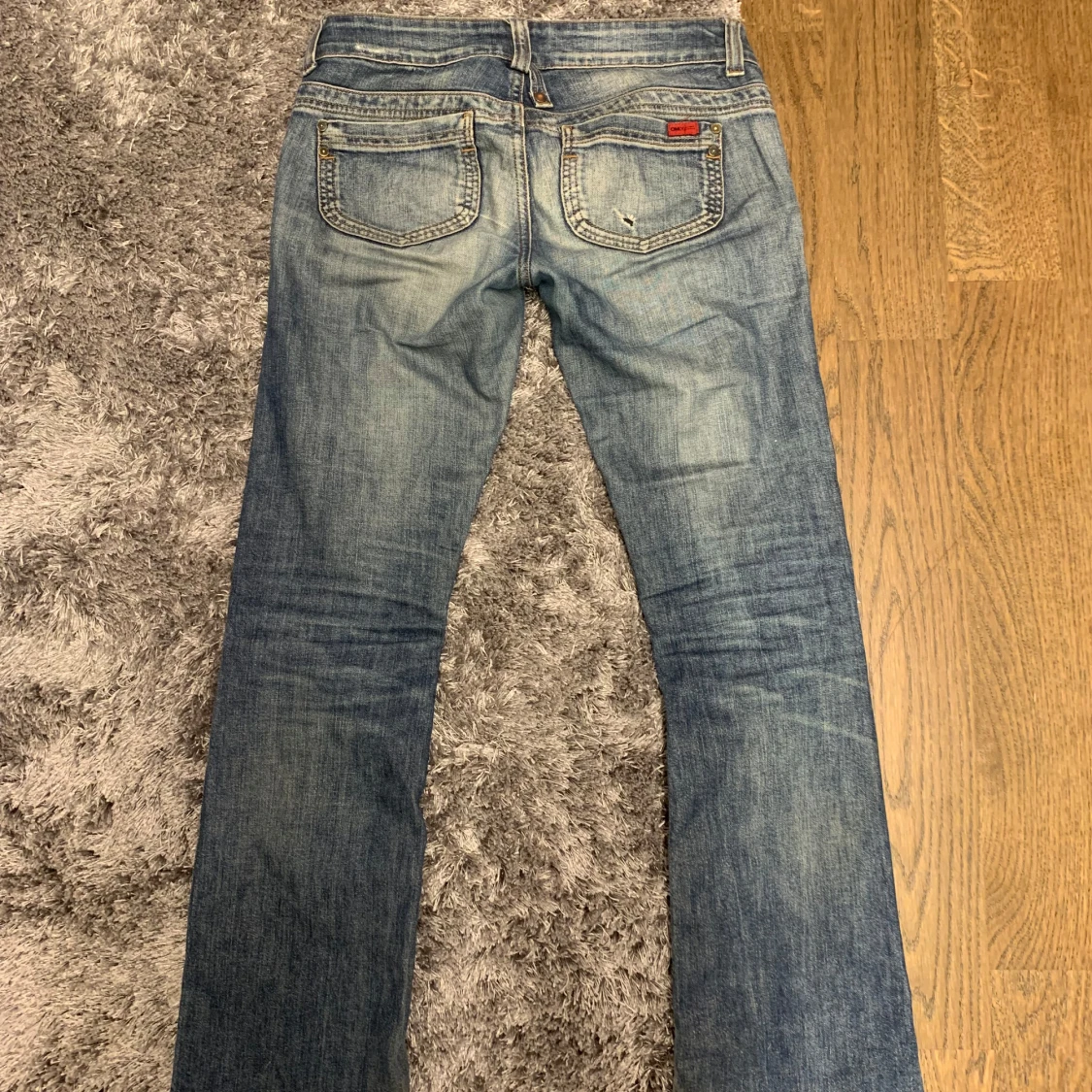 Blå bootcut jeans från ONLY - 1