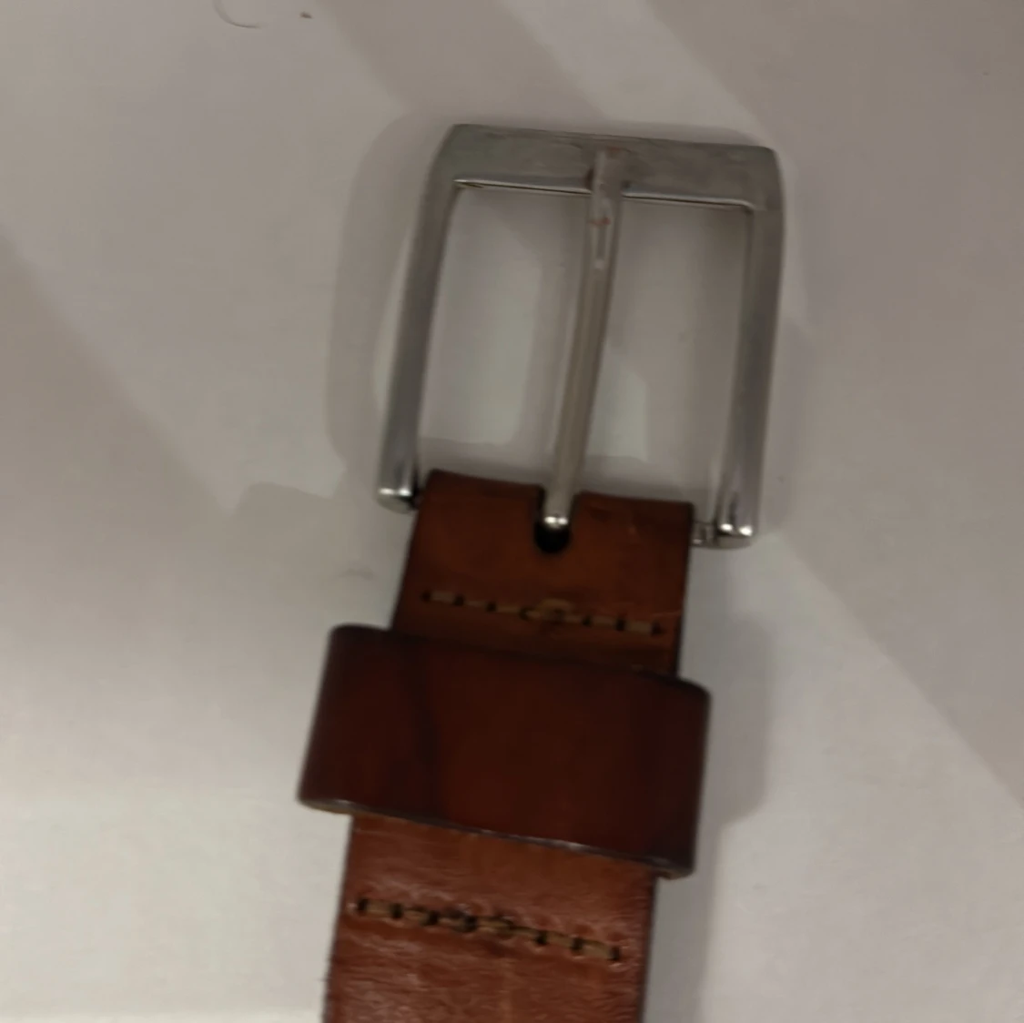 Brunt skärp från H&M i skinn - 1