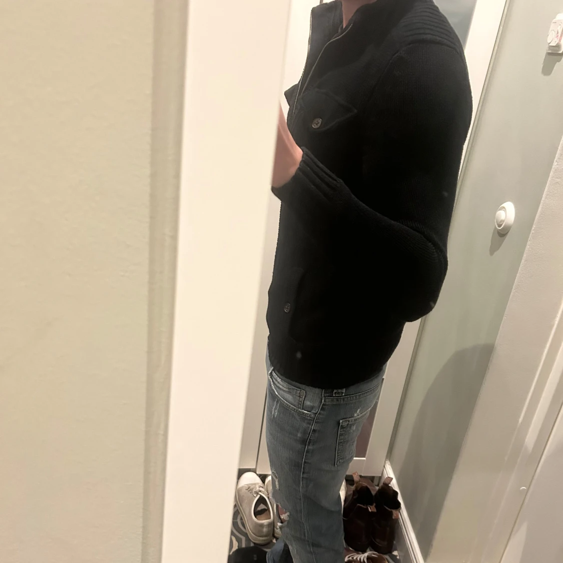 Svart stickad tröja från Esprit - 2