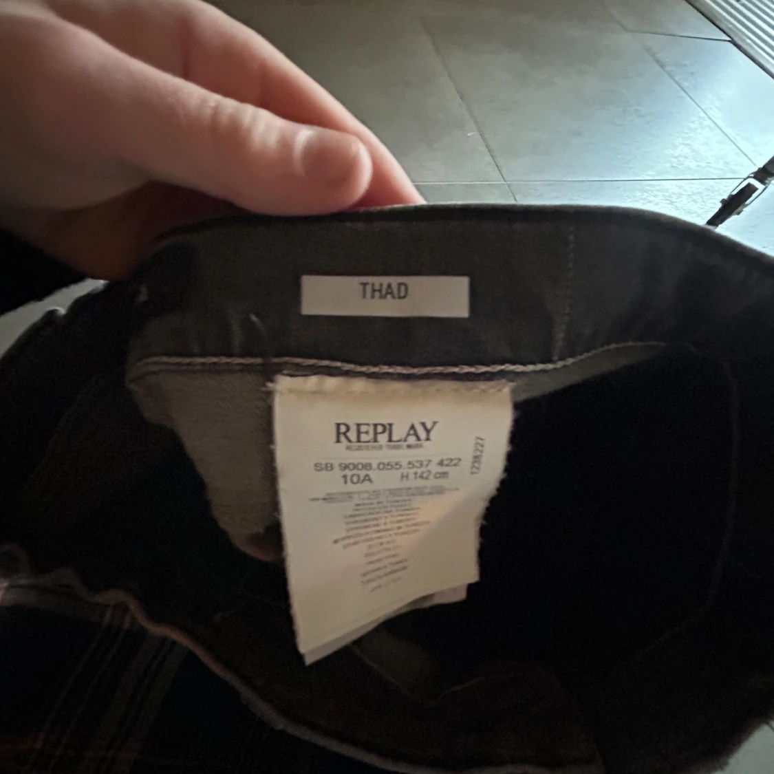 Grå jeansbyxor från Replay - 2