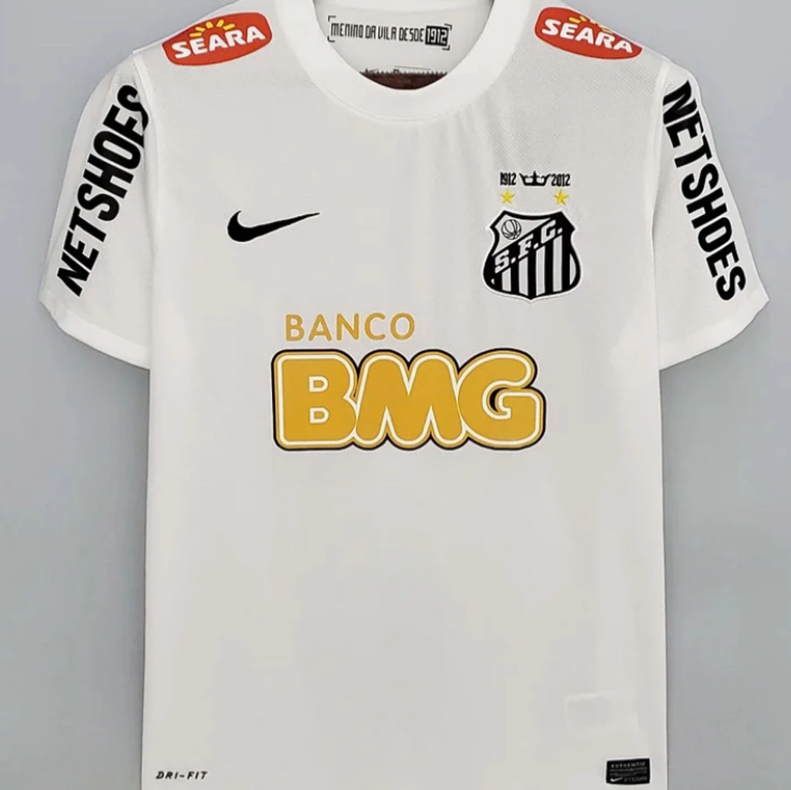 Vit Santos FC fotbollströja från Nike