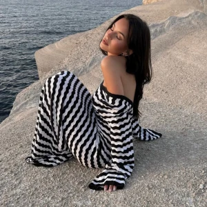 Randig klänning  - Från NAKD💗 använd fåtal gånger💗 nypris 800kr💗